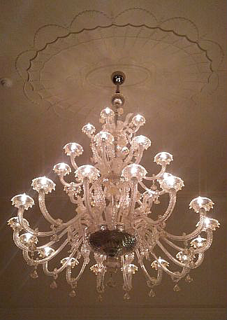 Chandelier at the Royal Park Hotel