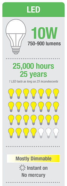 LED Light Bulb Difference