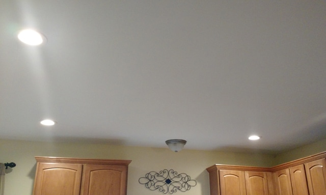 LED Downlights in a Kitchen